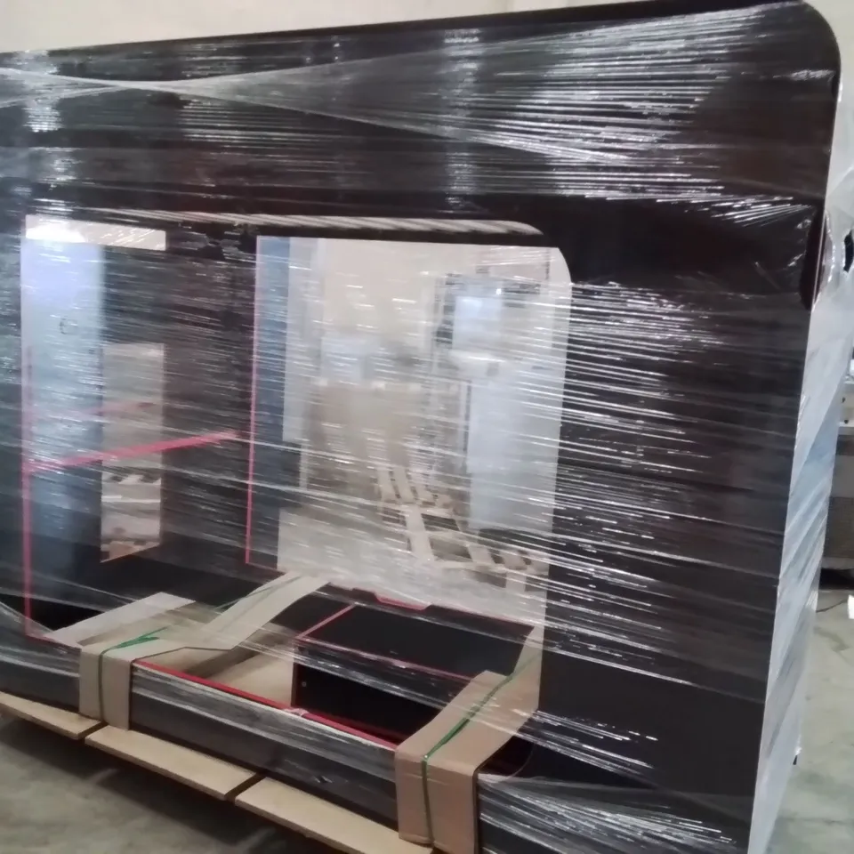 GRINDER 90X190CM STANDARD BUNK BED WITH BUILT IN DESK BLACK/RED