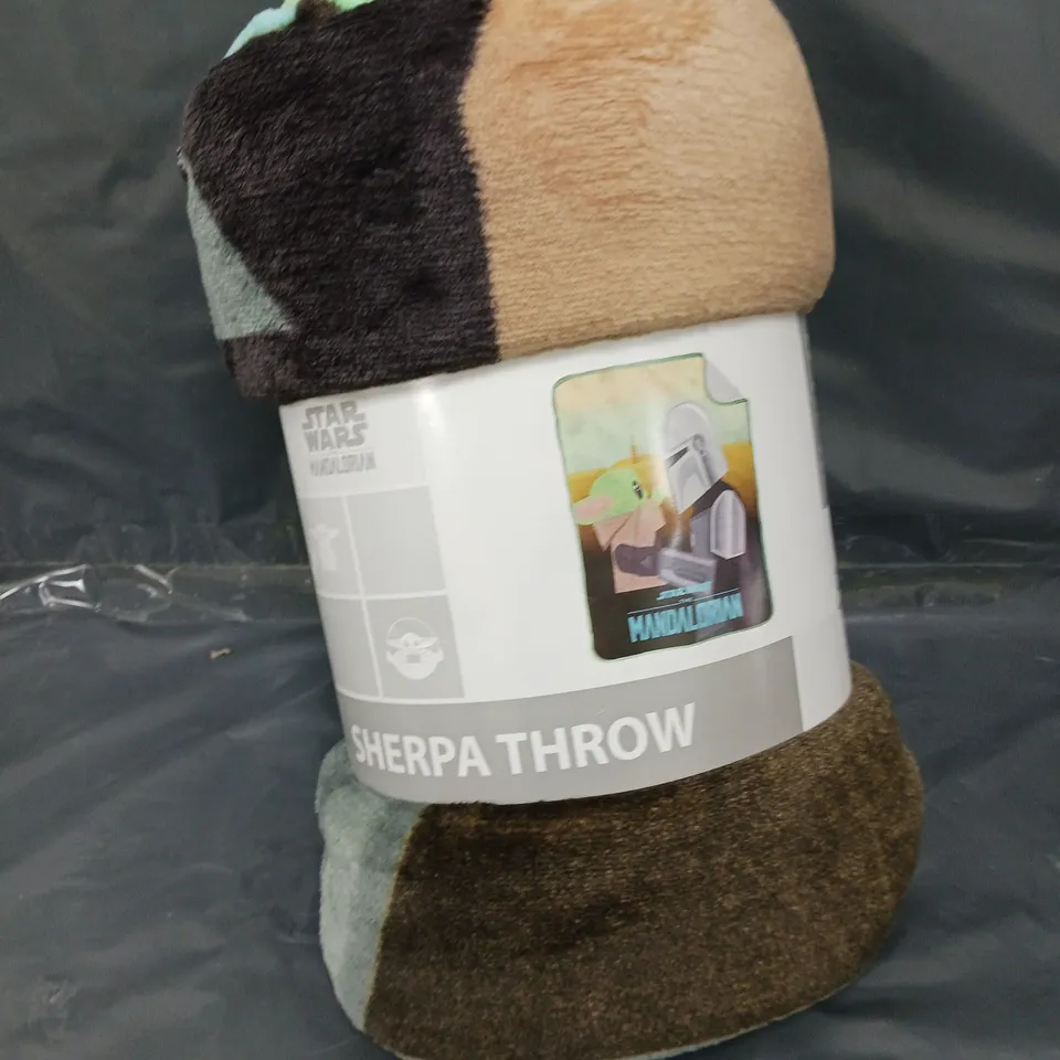 STAR WARS MANDALORIAN SHERPA THROW 