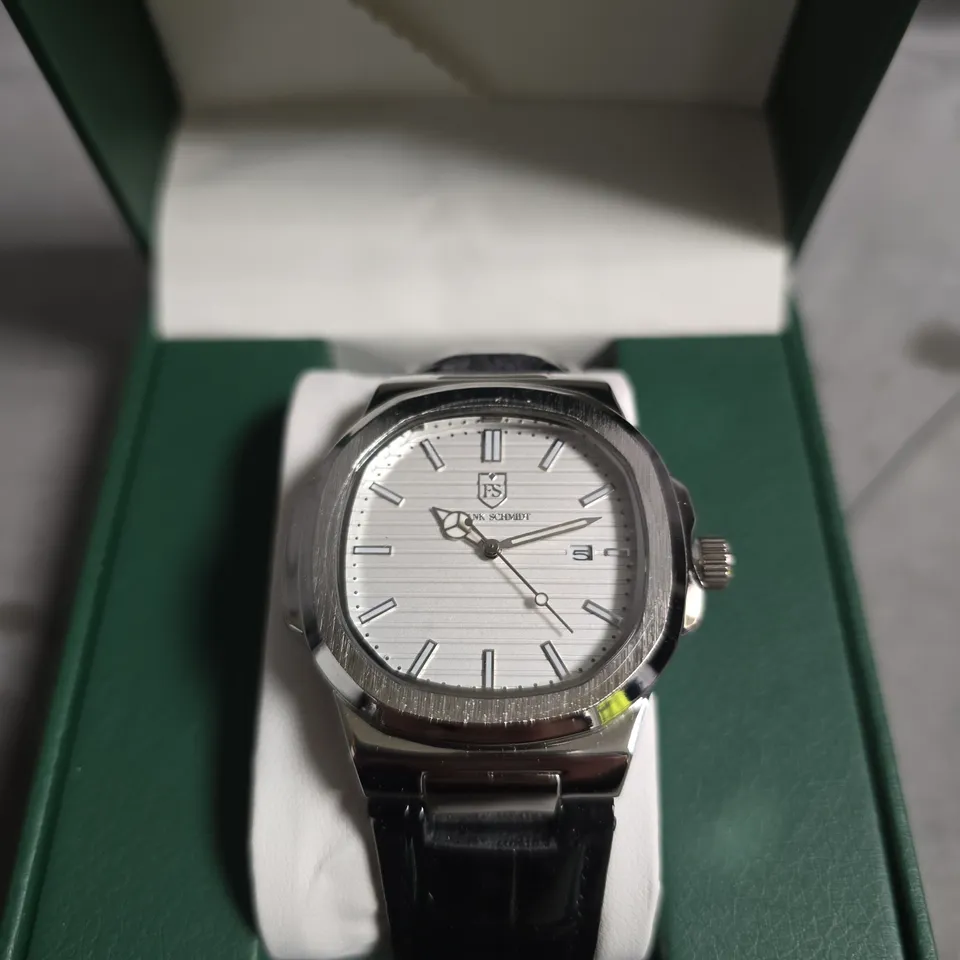 BOXED FRANK SCHMIDT WRISTWATCH