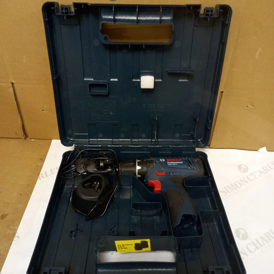 BOSCH PROFESSIONAL 12V SYSTEM CORDLESS COMBI DRILL GSB 120-LI 
