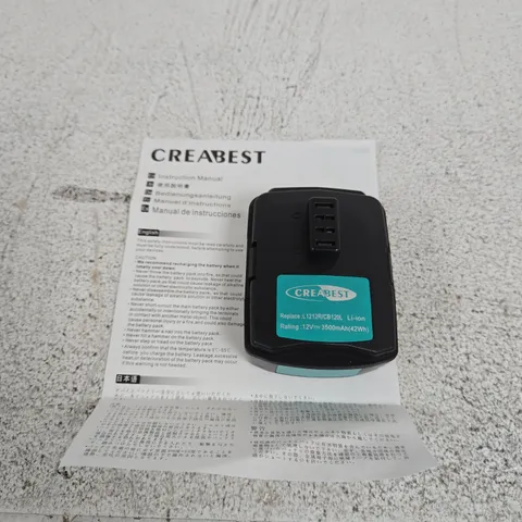 CREABEST LI-ION BATTERY PACK 12V 3500MAH 42WH (REPLACE LI1212R/CB120L)