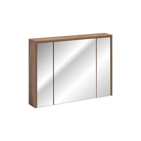 BOXED VIRES 1000MM W 750MM H SURFACE FRAMELESS MEDICINE CABINET WITH MIRROR