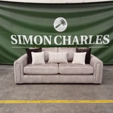 AMARA 3 SEATER SOFA - STONE