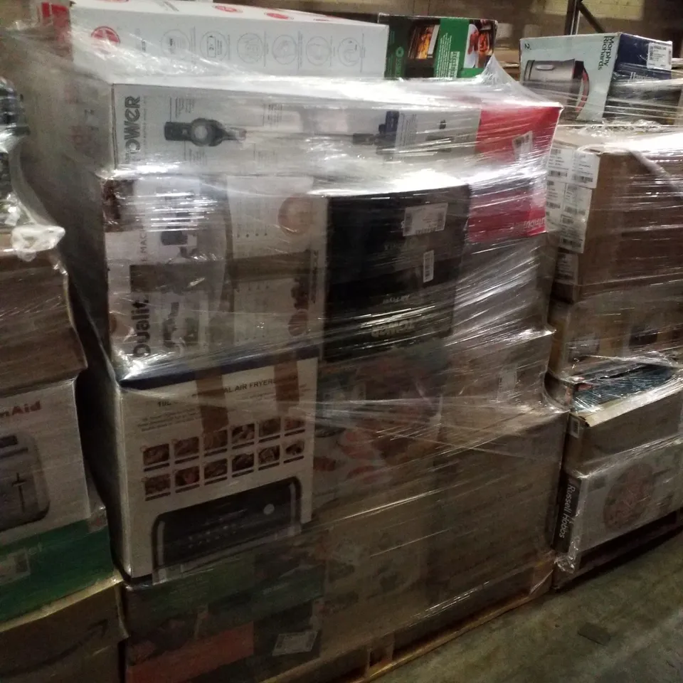 PALLET OF APPROXIMATELY 23 UNPROCESSED RAW RETURN HOUSEHOLD AND ELECTRICAL GOODS TO INCLUDE;