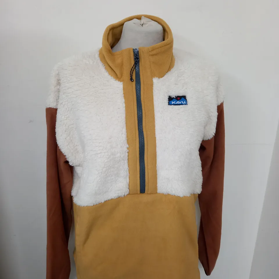 KAVU TIMBER LANE TRAIL MIX FLEECE SIZE M