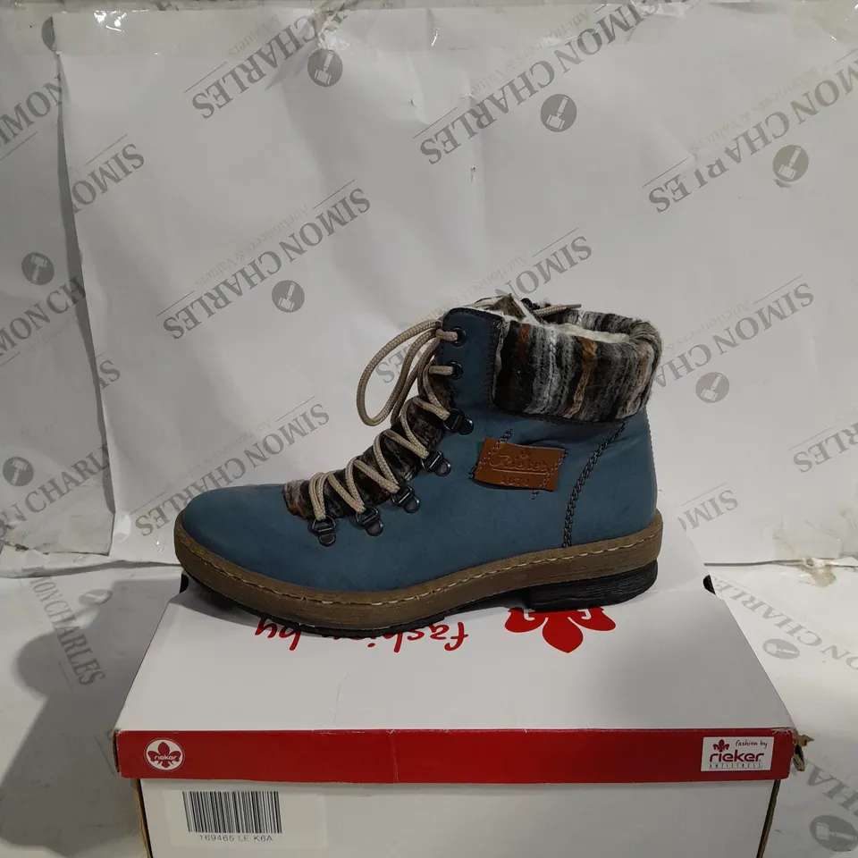 RIEKER LACE UP ANKLE BOOT 6.5