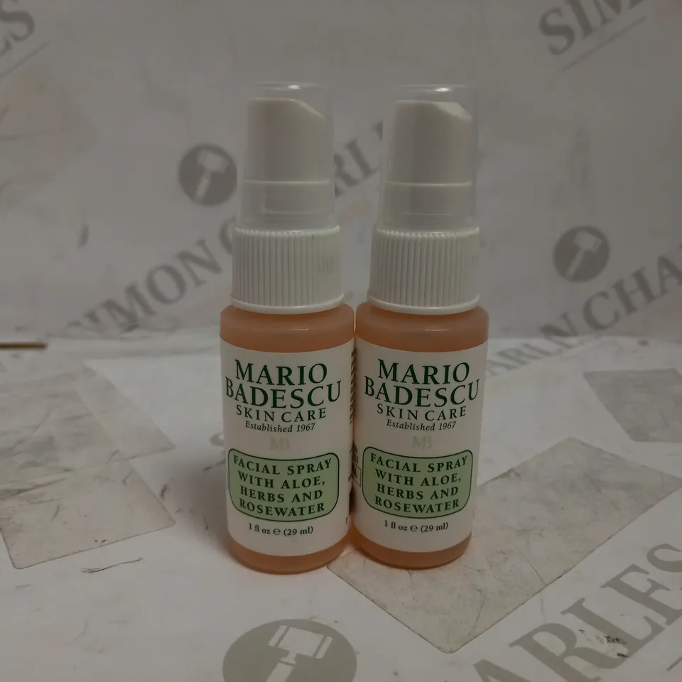 PAIR OF MARIO BADESCU FACIAL SPRAY WITH ALOE HERBS & ROSEWATER (2 X 29ML)