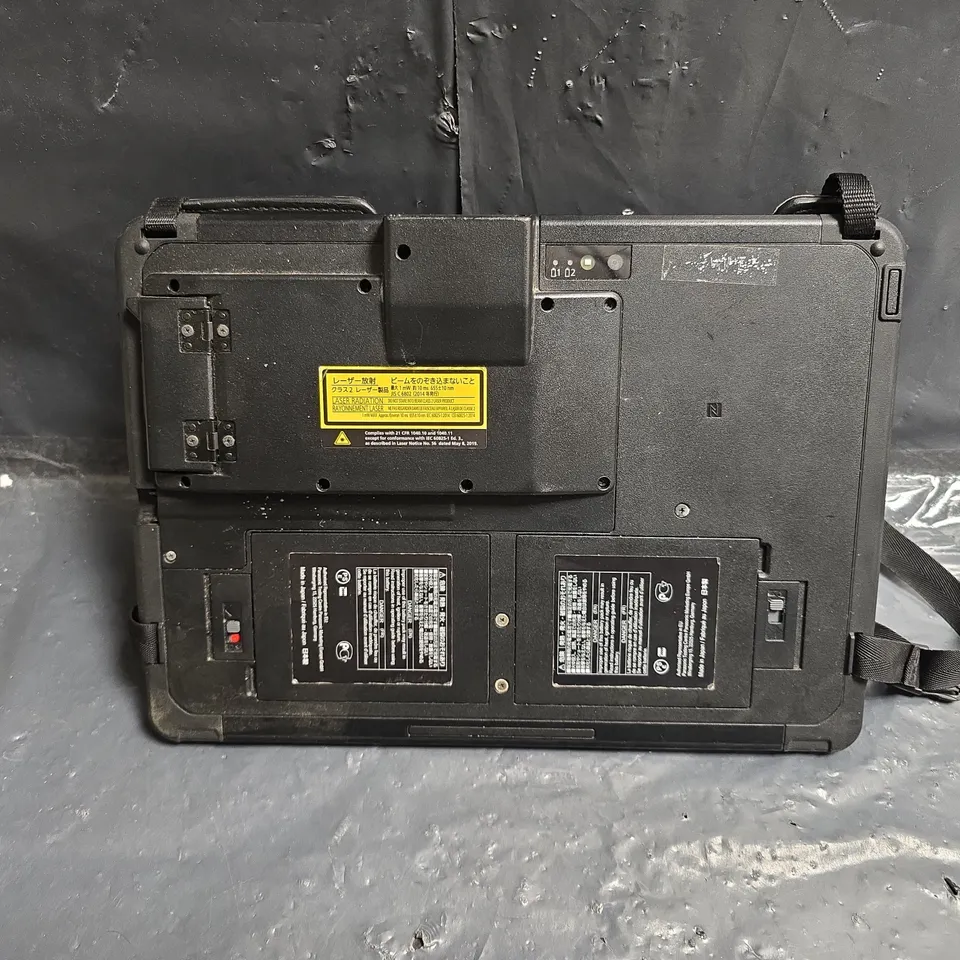 PANASONIC TOUGHBOOK RUGGED TABLET COMPUTER WITH CARRYING STRAP