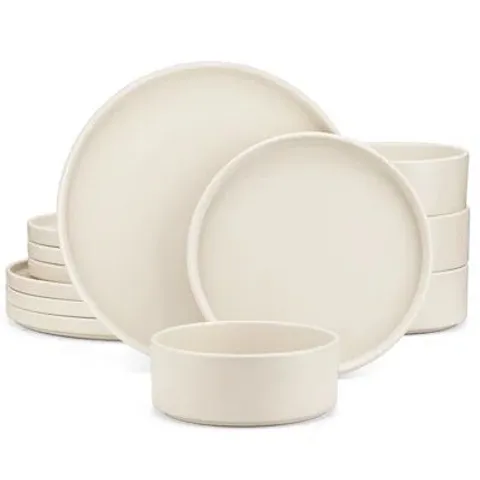 BOXED VANCASSO STONEWARE DINNING SET OF 12