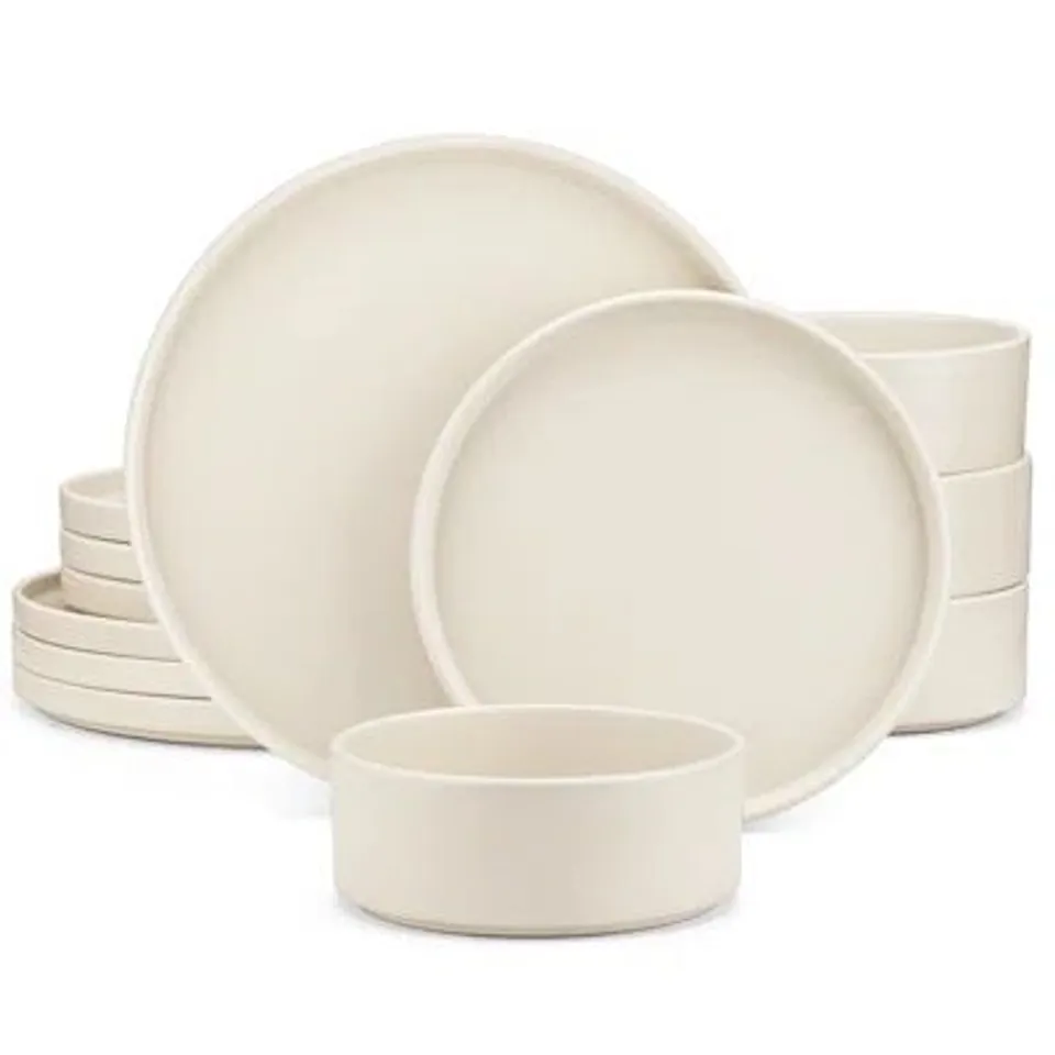 BOXED VANCASSO STONEWARE DINNING SET OF 12