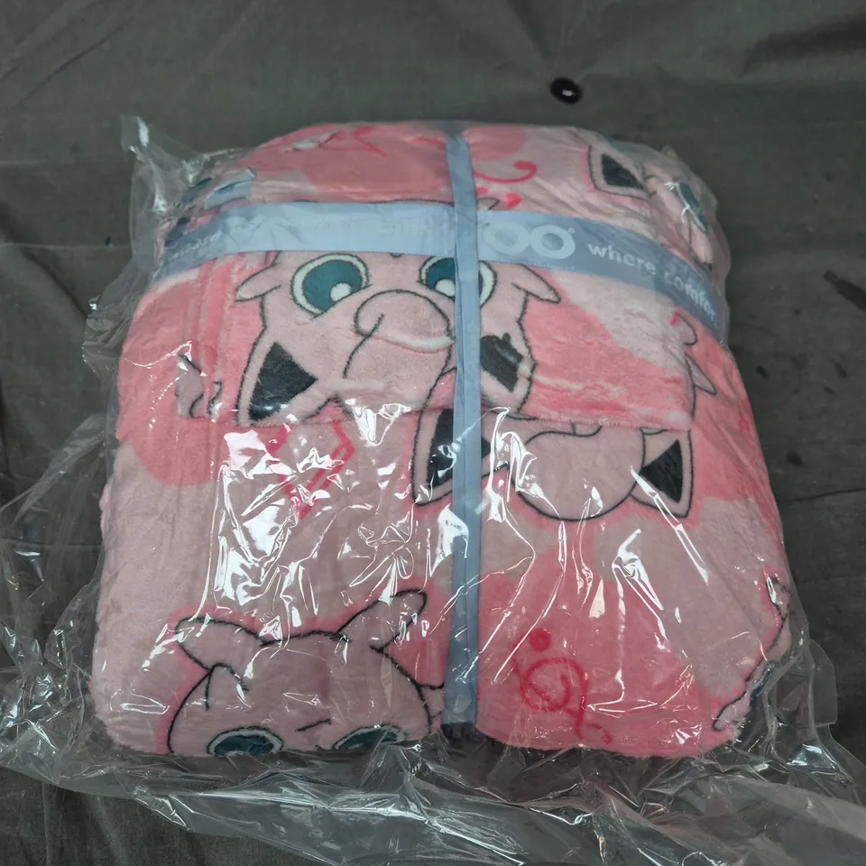 SEALED OODIE OVERSIZED HOODED BLANKET - PINK 