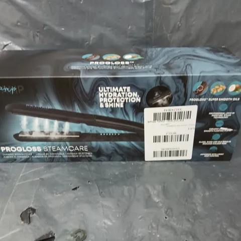 REVAMP PROGLOSS STEAMCARE HAIR STRAIGHTENER 