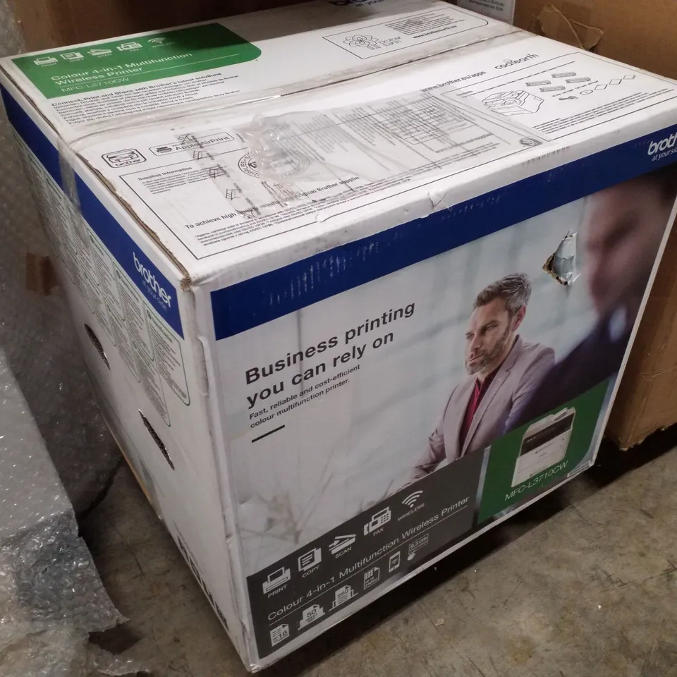 BOXED BROTHER MFC-L3710CW A4 COLOUR LASER PRINTER WIREL - UNPROCESSED RAW RETURN