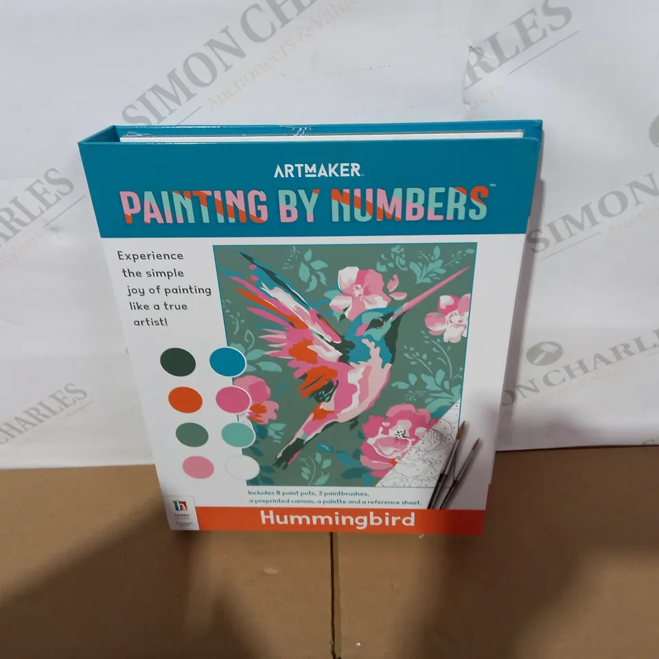 BOX OF APPROXIMATELY 6 ASSORTED ARTMAKER PAINTING BY NUMBERS HUMMINGBIRD SETS