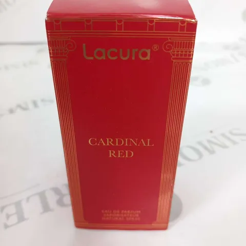 BOXED LACURA CARDINAL RED EAU DE PARFUM 50ML