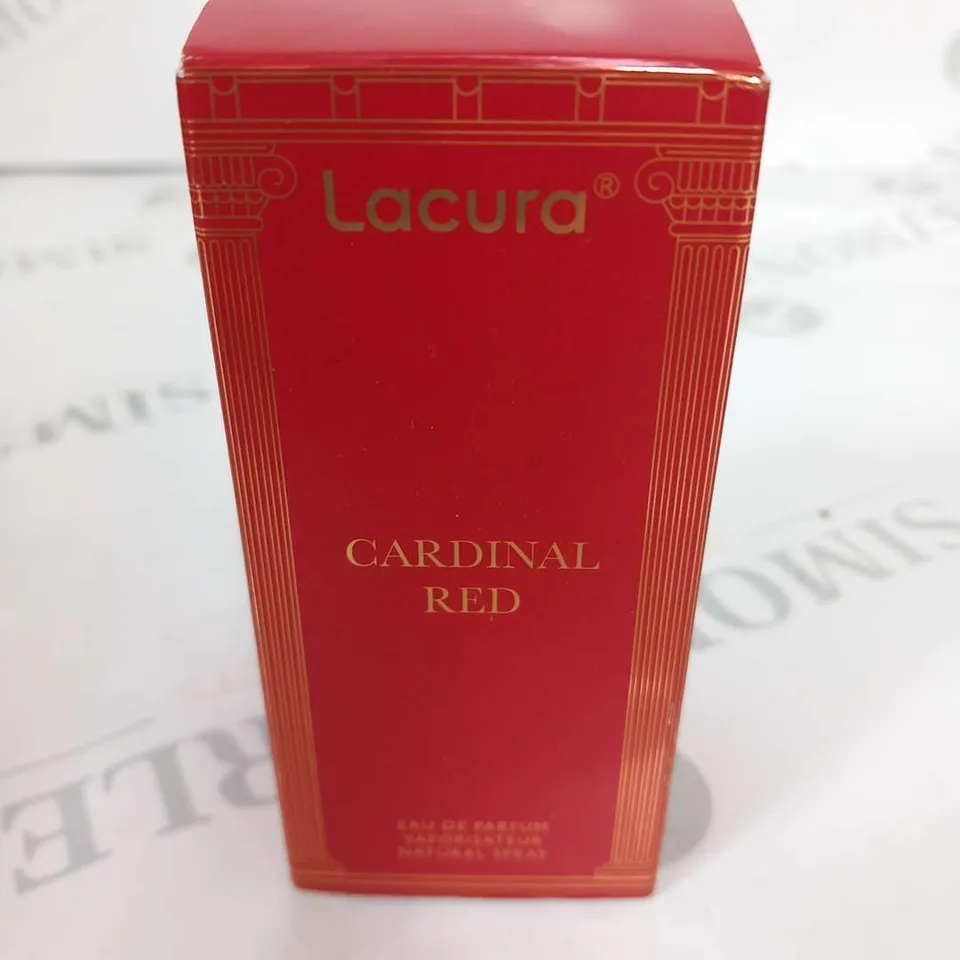 BOXED LACURA CARDINAL RED EAU DE PARFUM 50ML