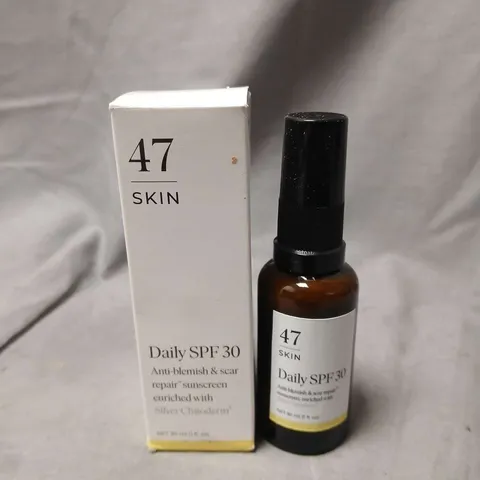 47 SKIN DAILY SPF 30 SUNSCREEN – FACIAL SKIN CARE (BOXED)
