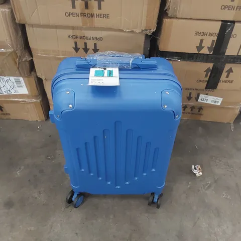 BOXED HARDSHELL SUITCASE - BLUE