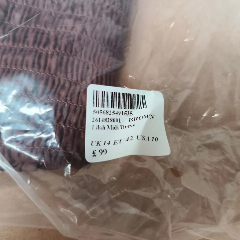 NOBODY'S CHILD LILAH MIDI DRESS UK 14