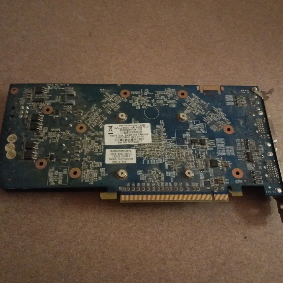 PNY GRAPHICS CARD – PCIE X16, SINGLE‑FAN COOLING