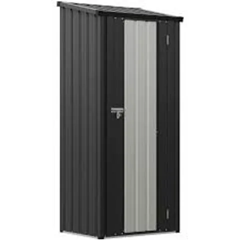 BOXED 2.6 × 1.8FT STORAGE CABINET METAL GARDEN SHED