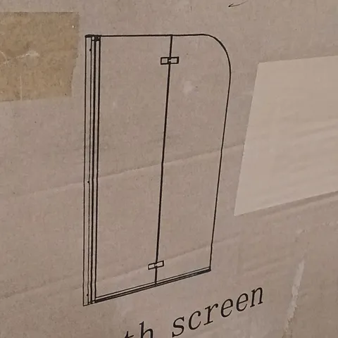 BOXED GLASS BATH SCREEN (1 BOX)