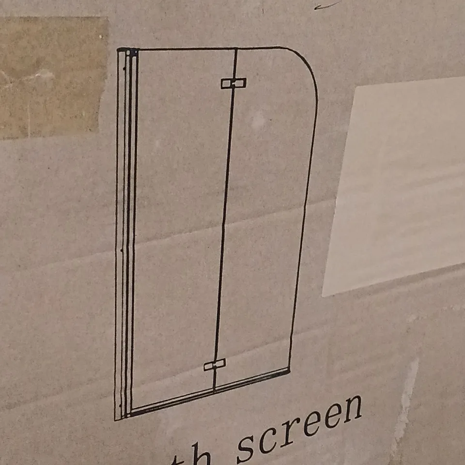 BOXED GLASS BATH SCREEN (1 BOX)