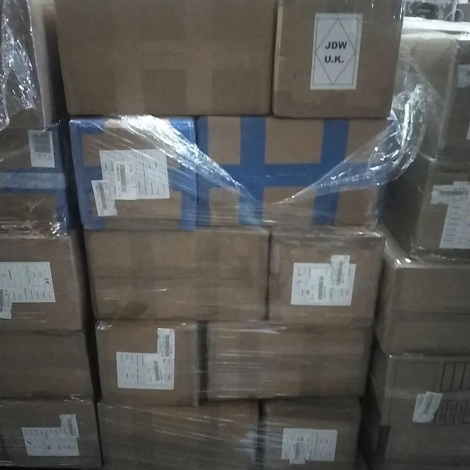 PALLET TO CONTAIN A LARGE QUANTITY OF JD WILLIAMS BLACK BOOTS