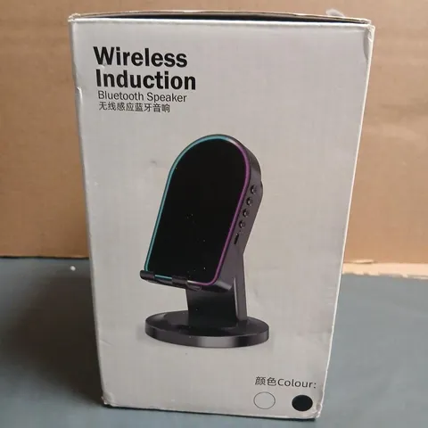 WIRELESS INDUCTION BLUETOOTH SPEAKER – PORTABLE AUDIO (BOXED)