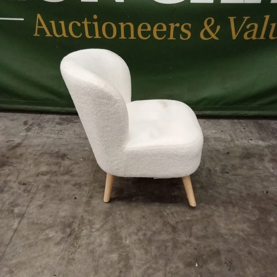 EVIE TEDDY ACCENT CHAIR - NATURAL