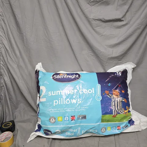 SILENTNIGHT SUMMER COOL PILLOWS – PACK OF 2, IN ORIGINAL PACKAGING