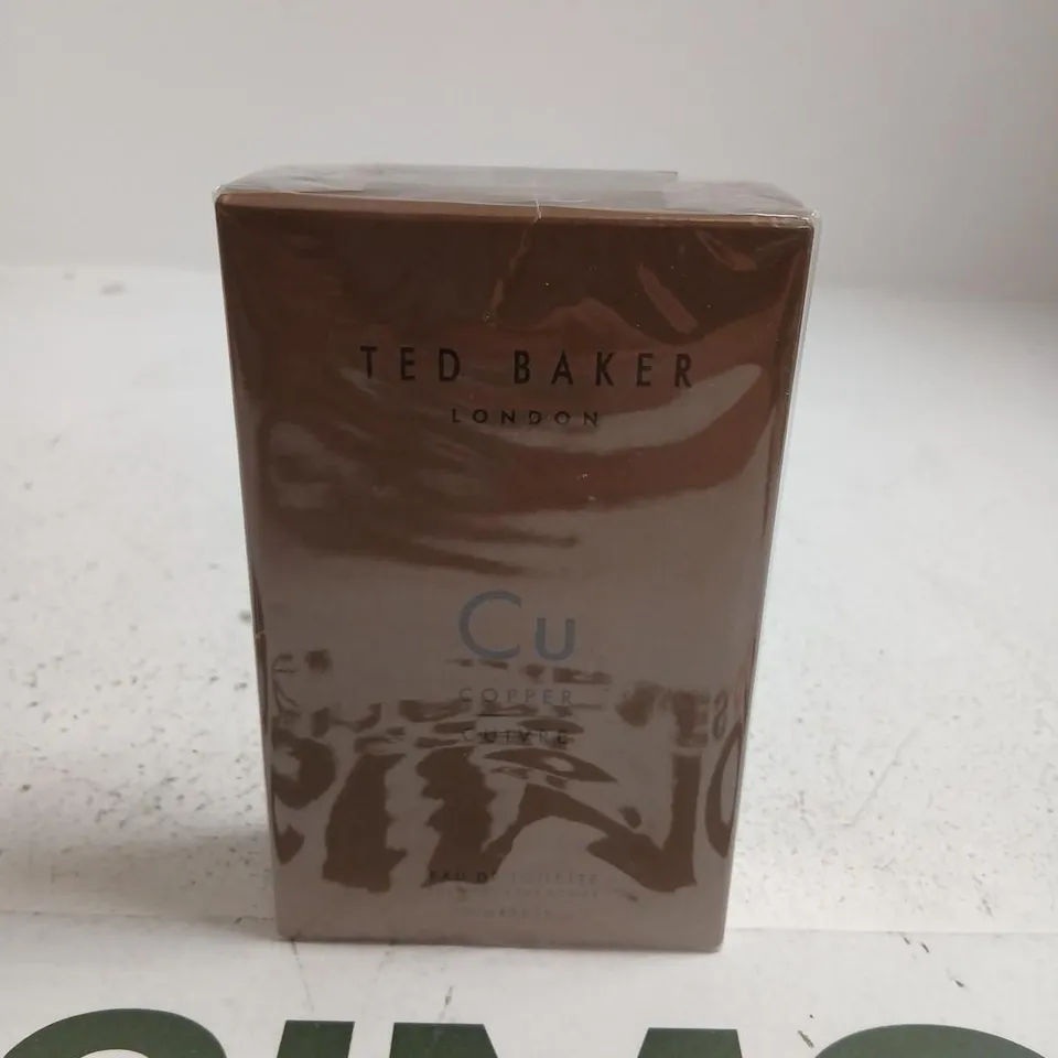 BOXED AND SEALED TED BAKER LONDON CU COPPER CURVE EAU DE TOILETTE 100ML