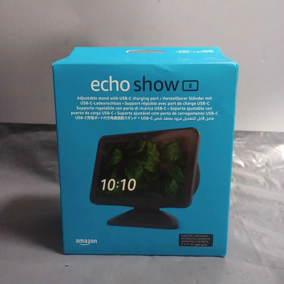 SEALED AMAZON ECHO SHOW 8 IN BLACK