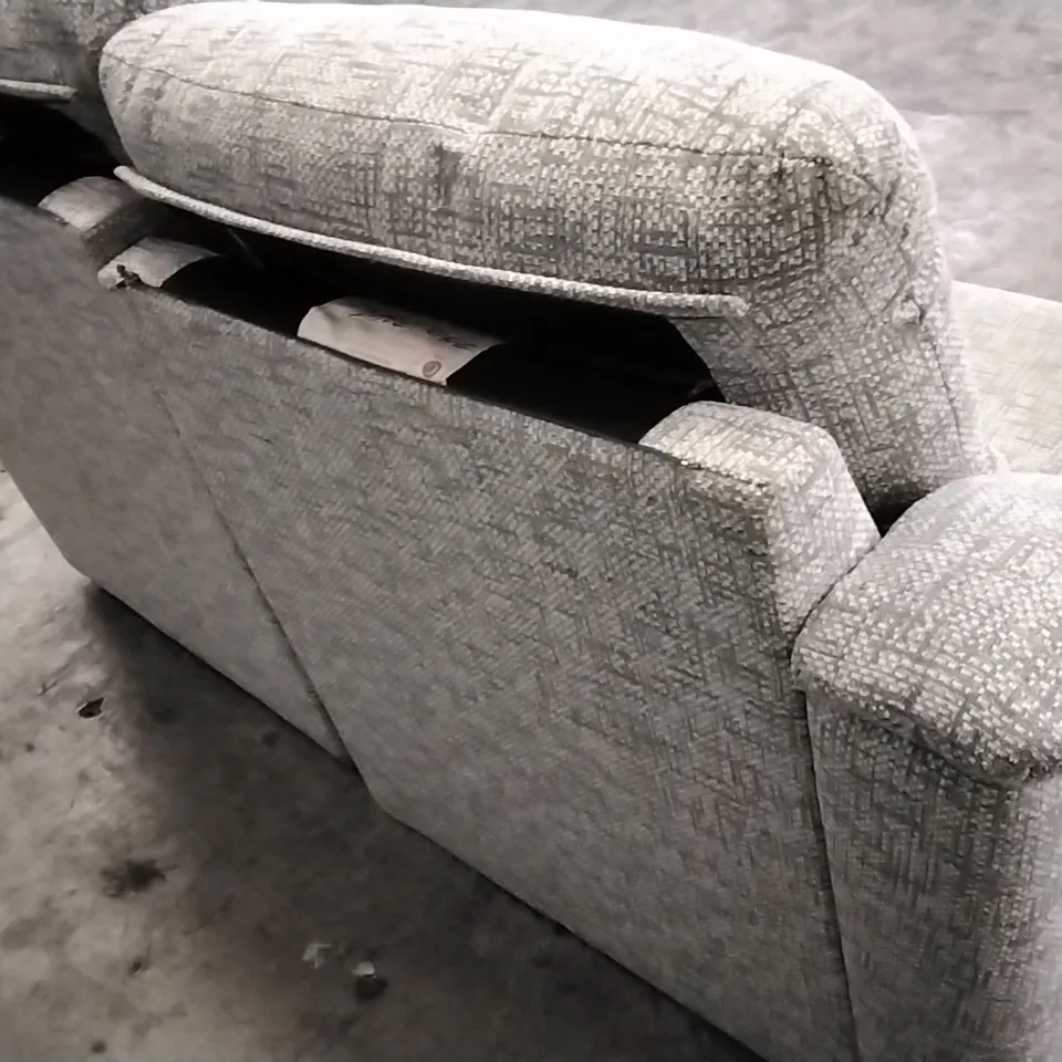 QUALITY BRITISH DESIGNED & MANUFACTURED G PLAN 2 FIRTH LARGE SOFA UNITS REMCO LIGHT GREY FABRIC