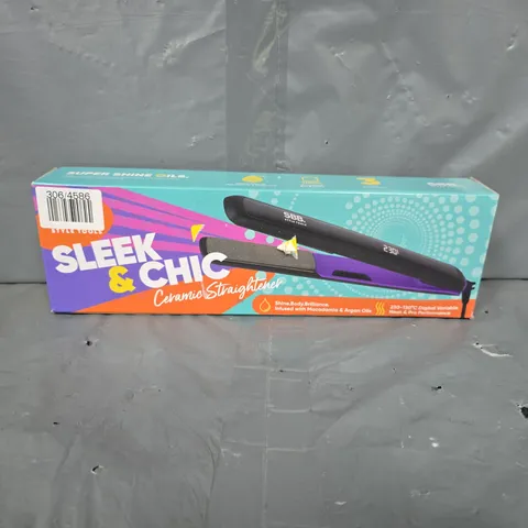 SBB STYLE TOOLS SLEEK AND CHIC CERAMIC STRAIGHTENER