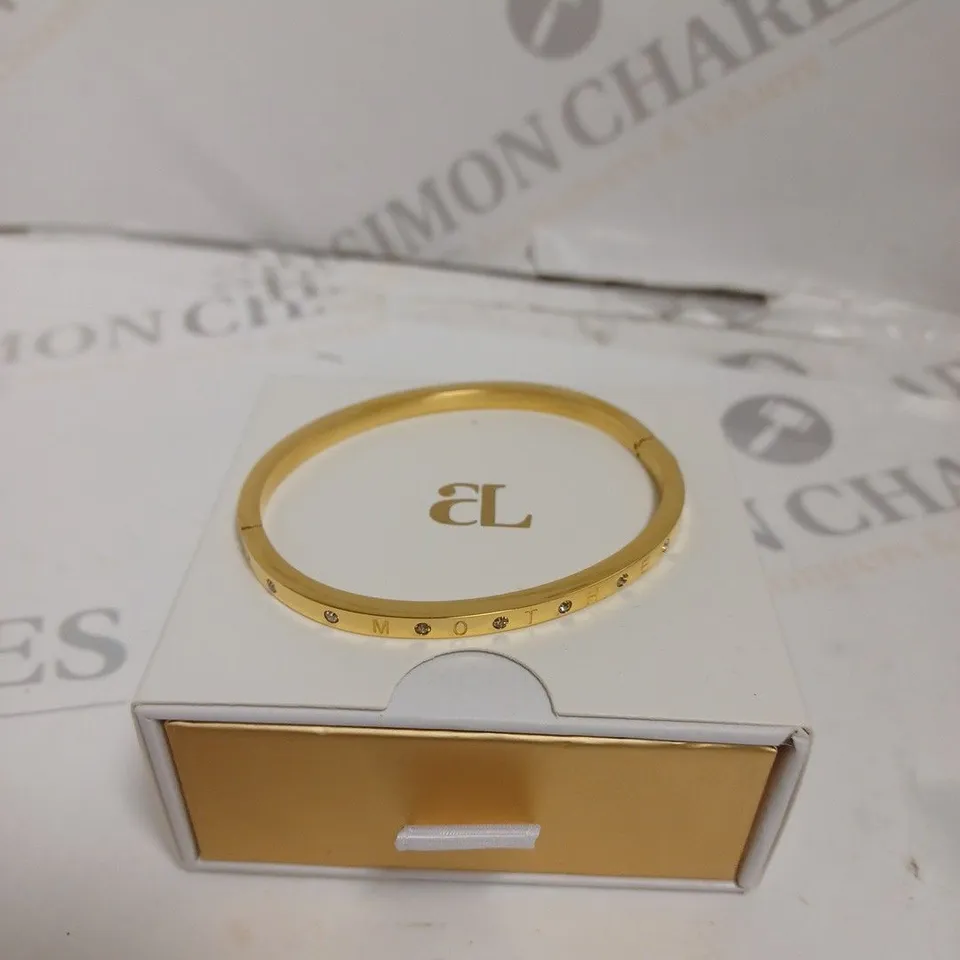 ABBOTT LYON PERSONALISED 'MOTHER' CRYSTAL NAME BANGLE	