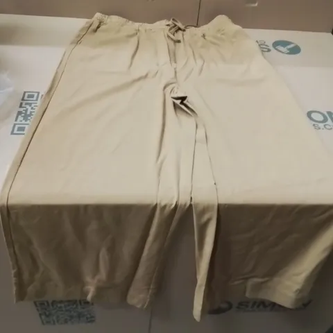 BOXED BRAND NEW APPROXIMATELY 18 JD WILLIAMS UTILITY WIDE LEG TROUSERS MUSHROOM SIZE 18