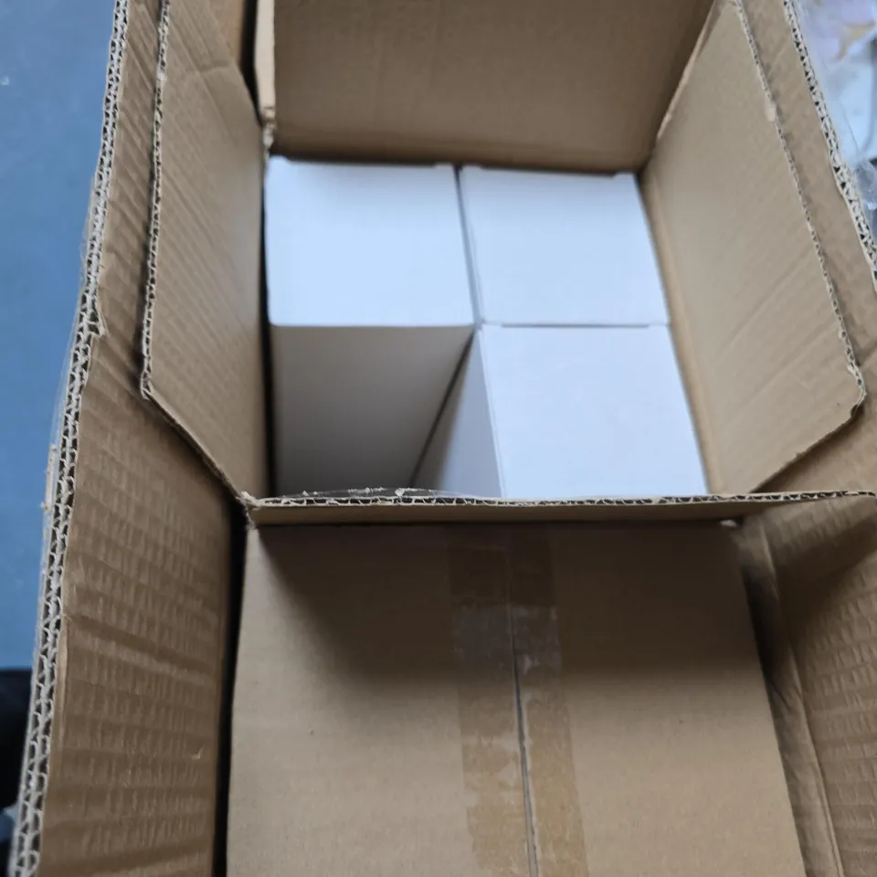 BOX OF 12 GISELA GRAHAM BLUE CANDLESTICK HOLDERS