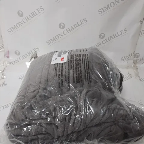 COZEE HOME VELVETSOFT HEATED THROW IN GREY