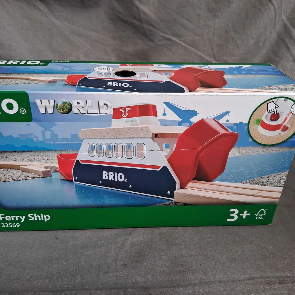 BOXED BRIO WORLD FERRY SHIP 33569