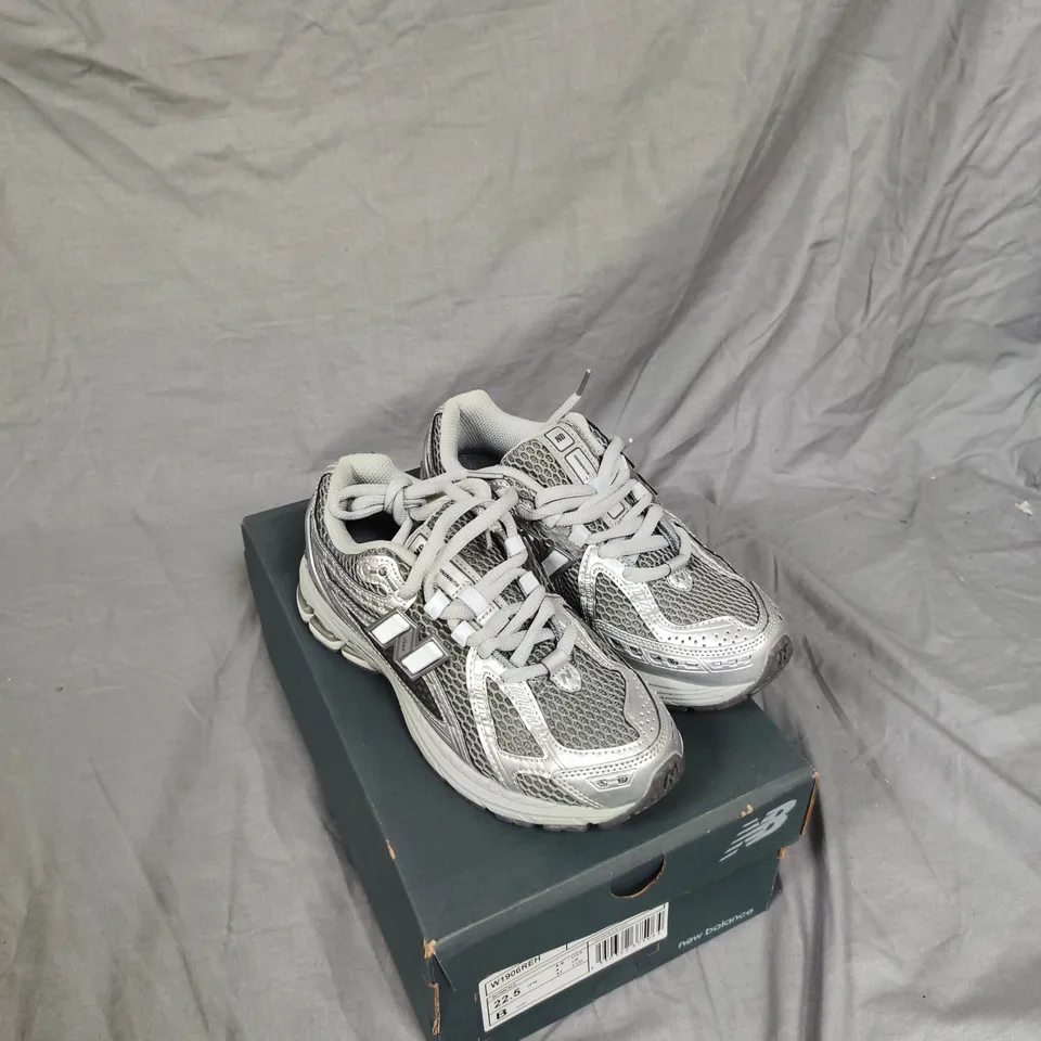 NEW BALANCE W1906REH LIFESTYLE WOMEN'S SNEAKERS – GREY/SILVER, UK 4 (US 4.5, EU 37)