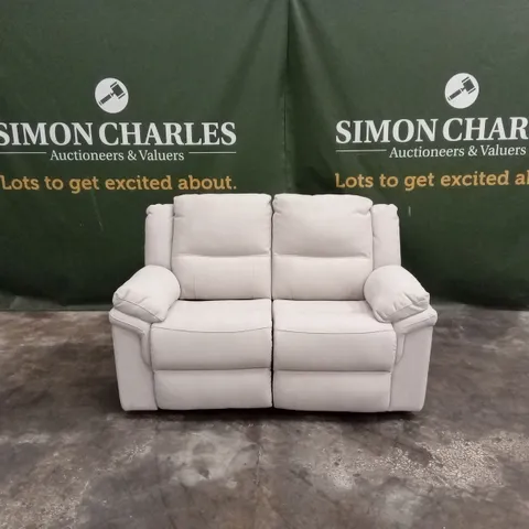 ALBION CHENILLE 2 SEATER HIGH BACK MANUAL RECLINER SOFA