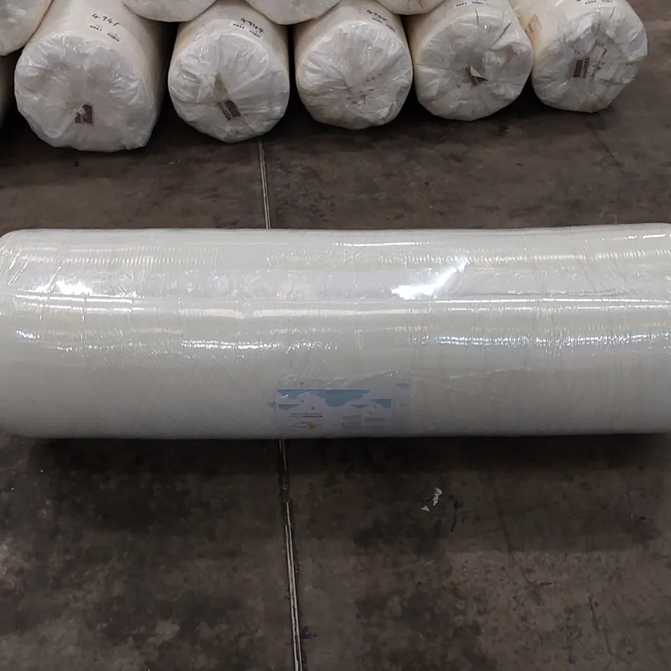 QUALITY BAGGED AND ROLLED 4'6" FOAM MATTRESS 