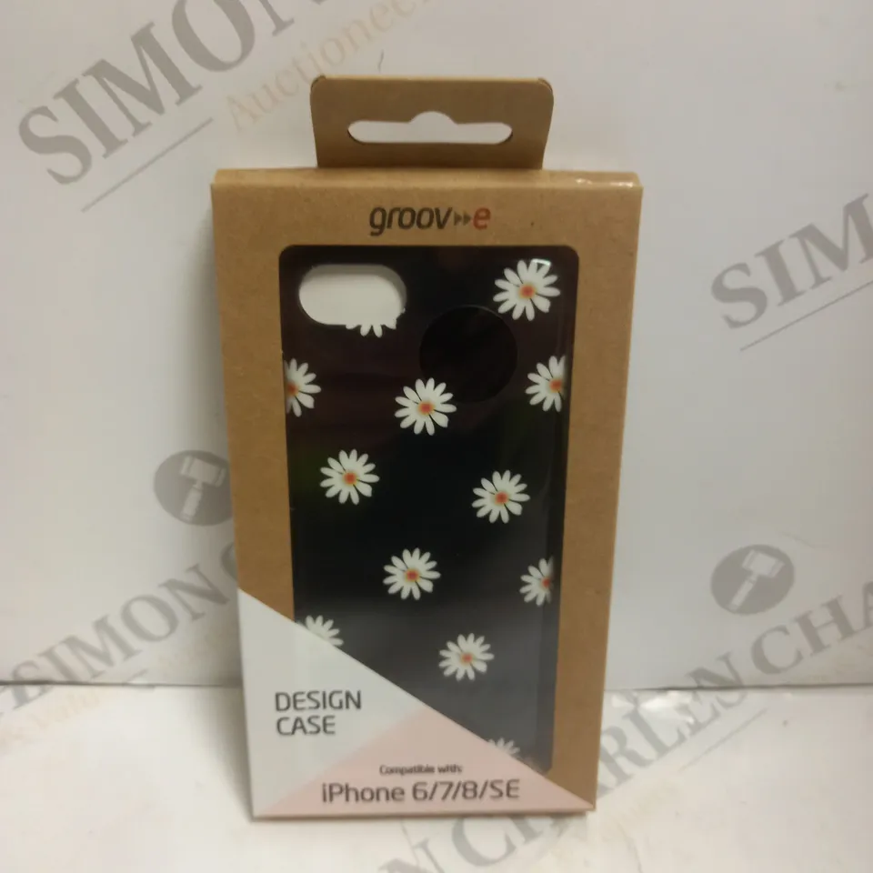 BOX OF 100 BRAND NEW GROOV-E IPHONE 6/7/8/SE DESIGN PHONE CASES IN FLOWER PRINT 