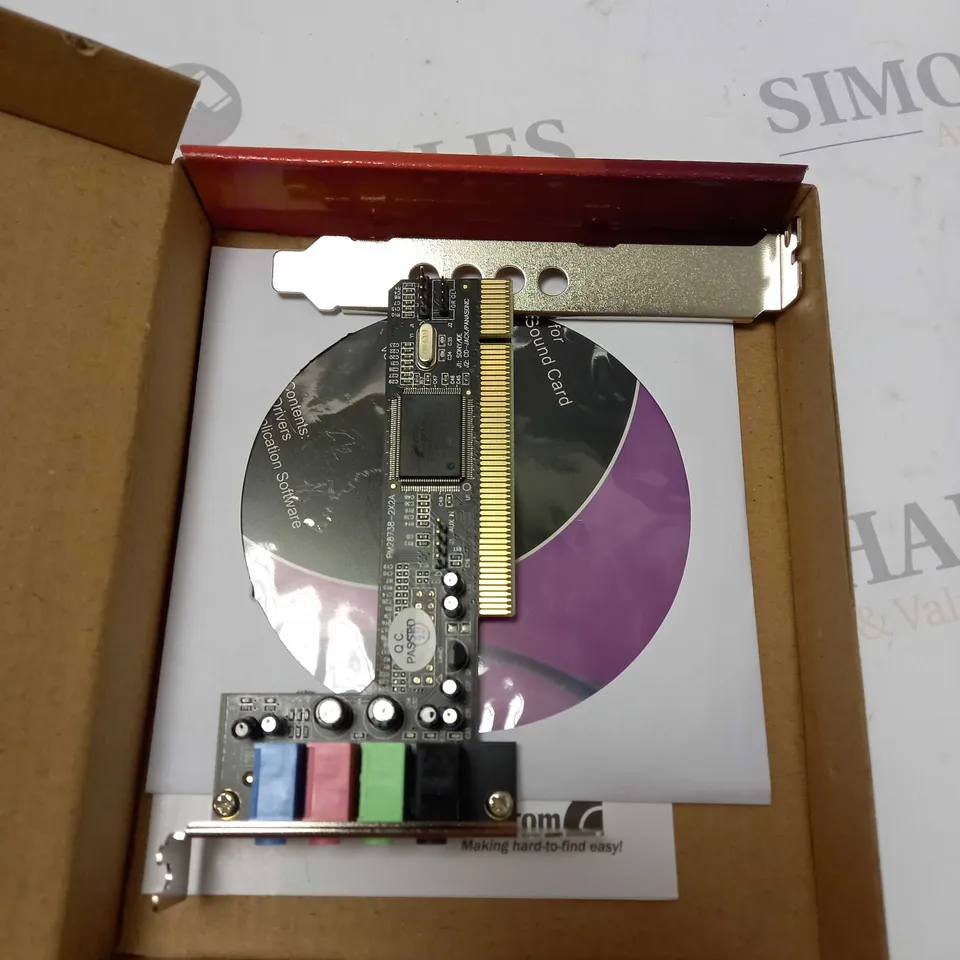 4 CHANNEL LOW PROFILE PCI SOUND ADAPTER CARD