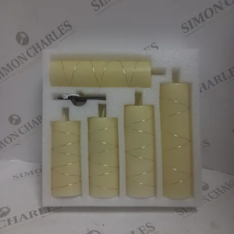 BOXED UNBRANDED SET OF 5 FLAMELESS LED CANDLE