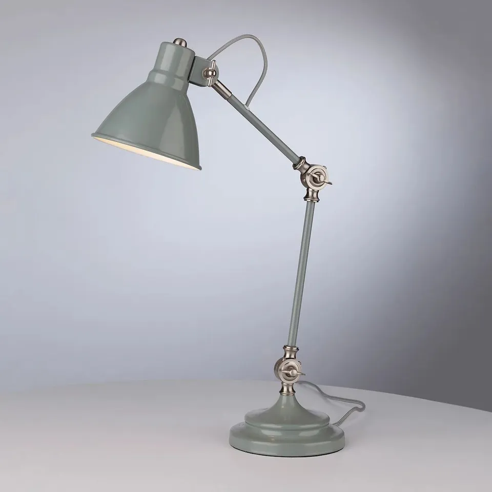 BOXED LECHLADE METAL DESK LAMP ( 1 BOX )