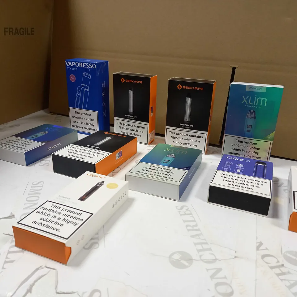 BOX OF APPROX 20 ASSORTED VAPE ACCESSORIES 