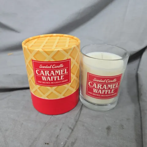 BOXED CARAMEL WAFFLE SCENTED CANDLE