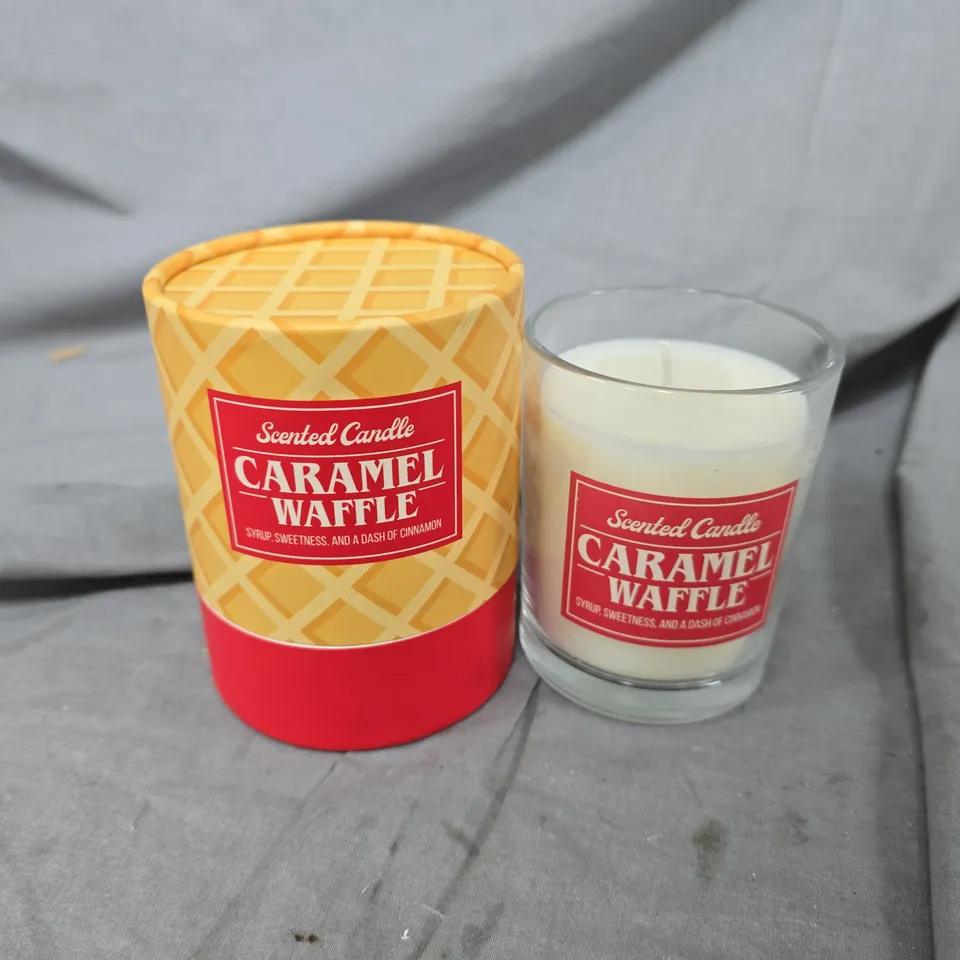 BOXED CARAMEL WAFFLE SCENTED CANDLE